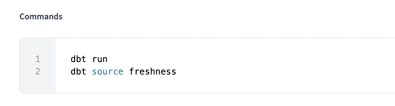 Adding a step to snapshot source freshness Adding a step to snapshot source freshness